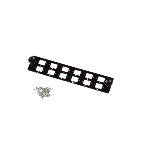 Adapter faceplates for LAN-FOB10-1P enclosure
